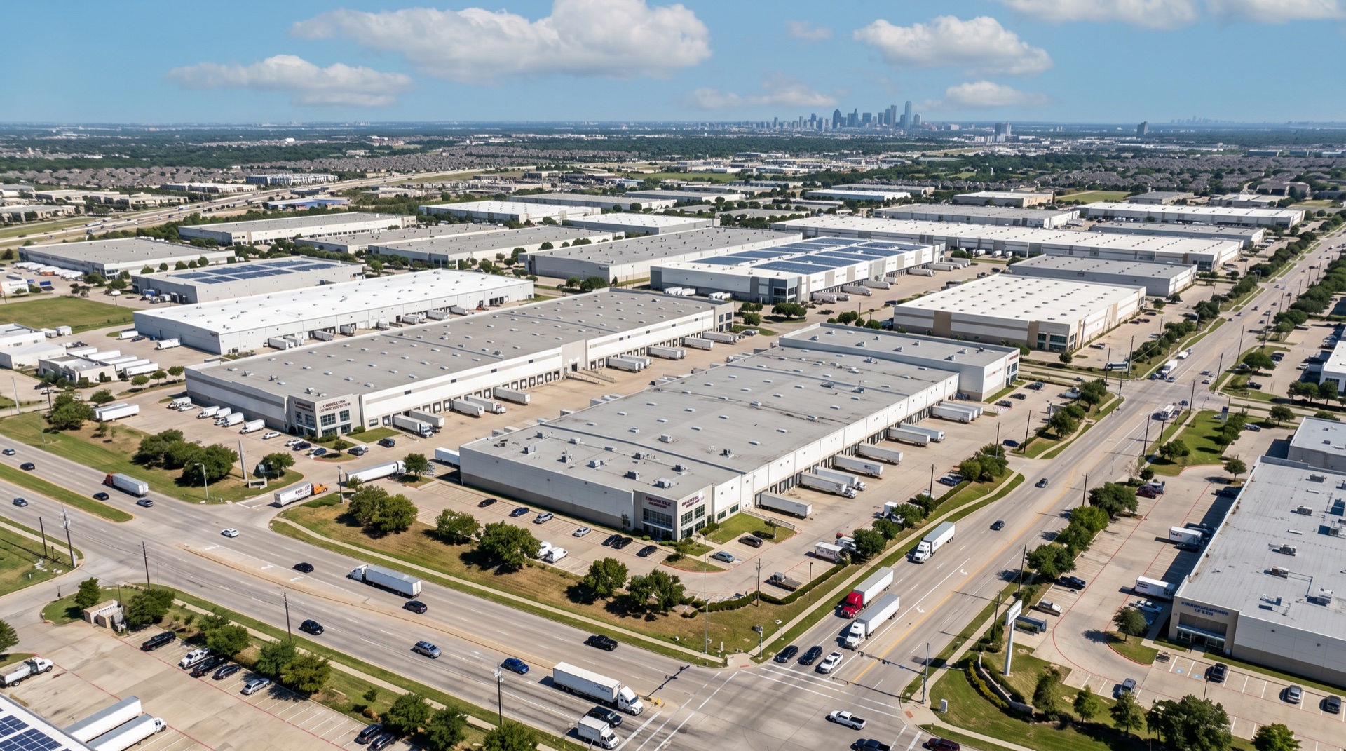 Industrial and commercial buildings in Carrollton TX