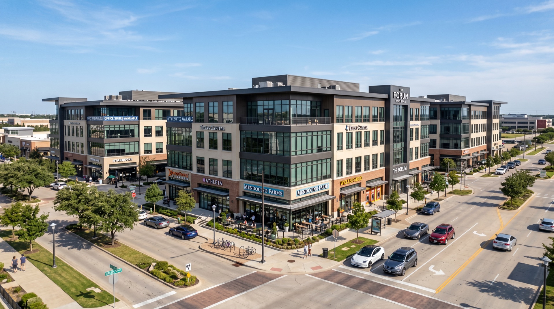 New commercial development and corporate campus in Frisco TX