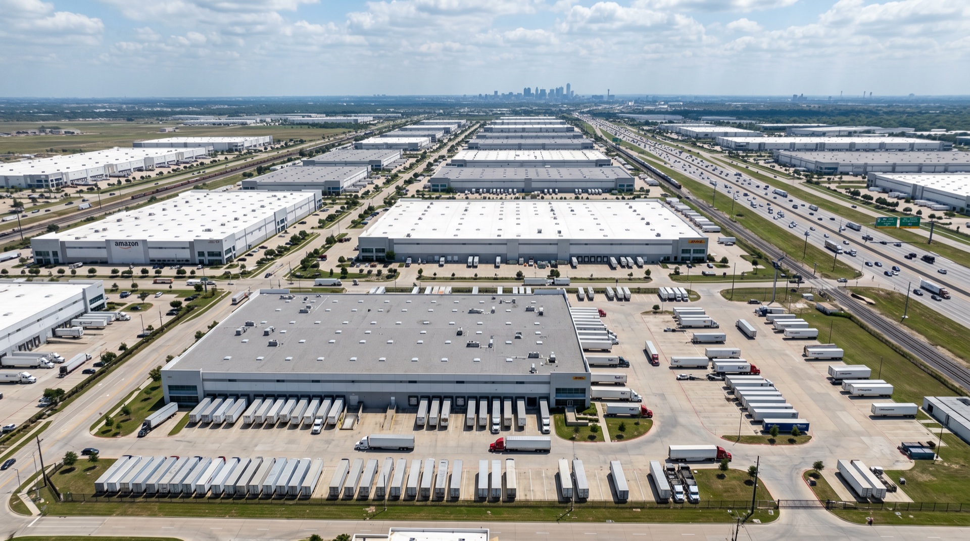 Industrial and commercial facilities in Grand Prairie TX